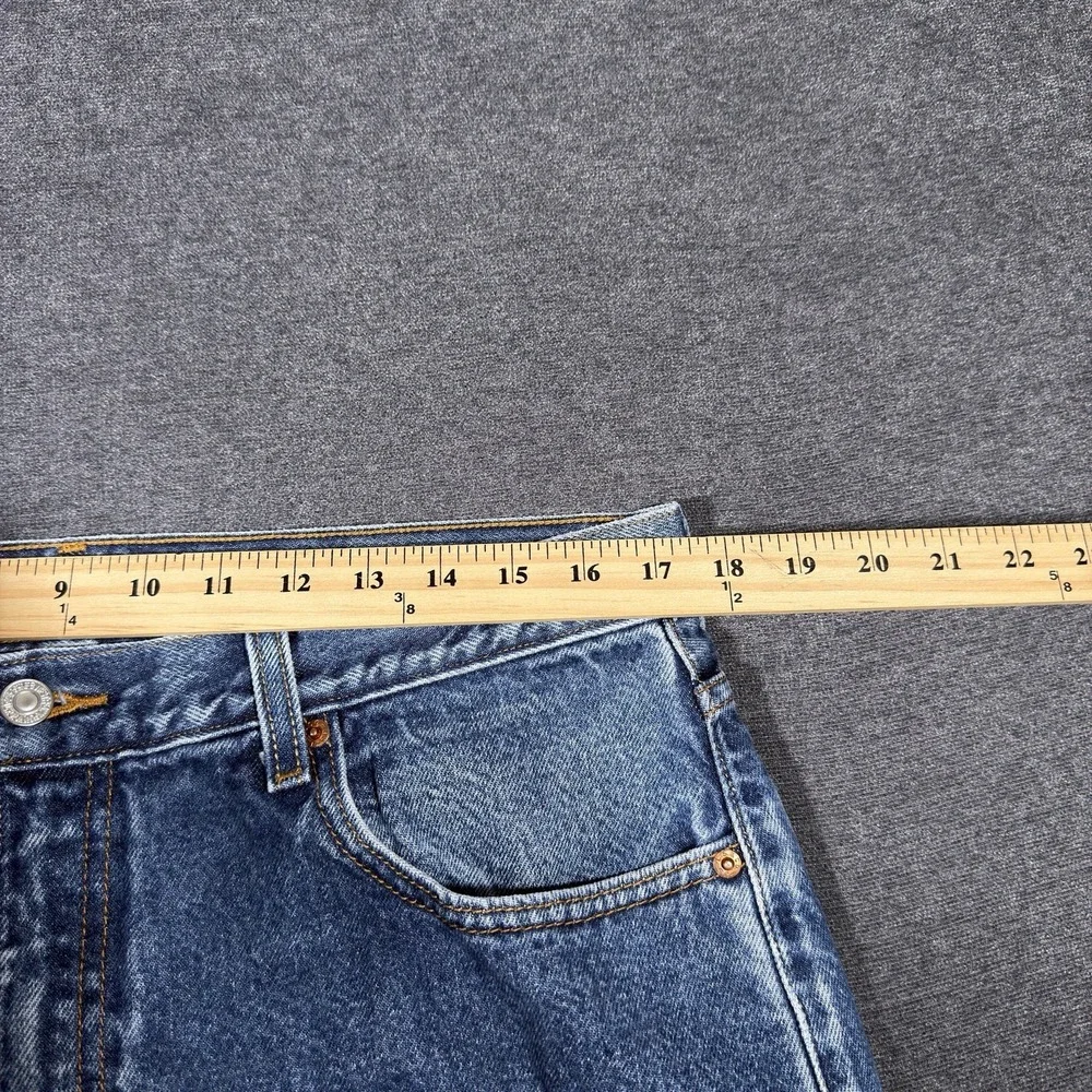 Vintage Levis Jeans Mens 34x33 Blue 505 Straight Denim Faded Workwear Y2K Grunge